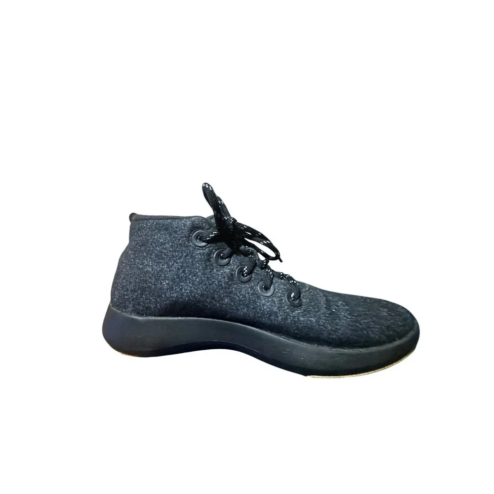 Allbirds Boot Mens 11 Black Wool Lined Mizzle Mid Lace Up Sneakers Made In Korea